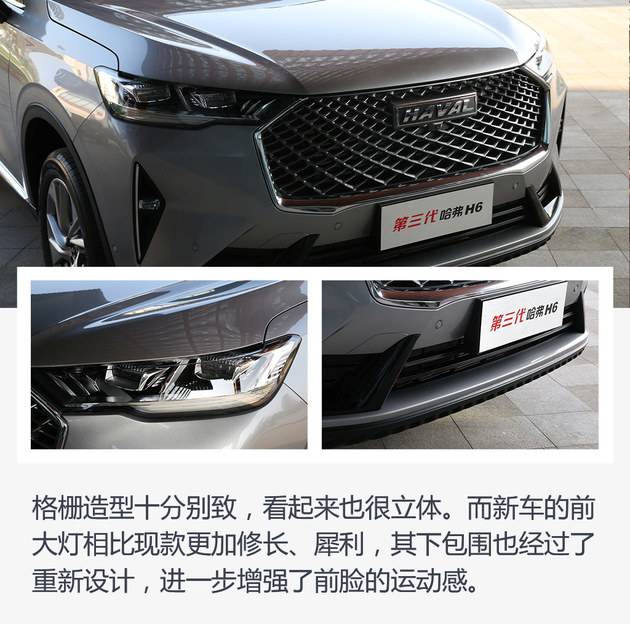 秒变精神小伙 全新一代哈弗H6静态解析