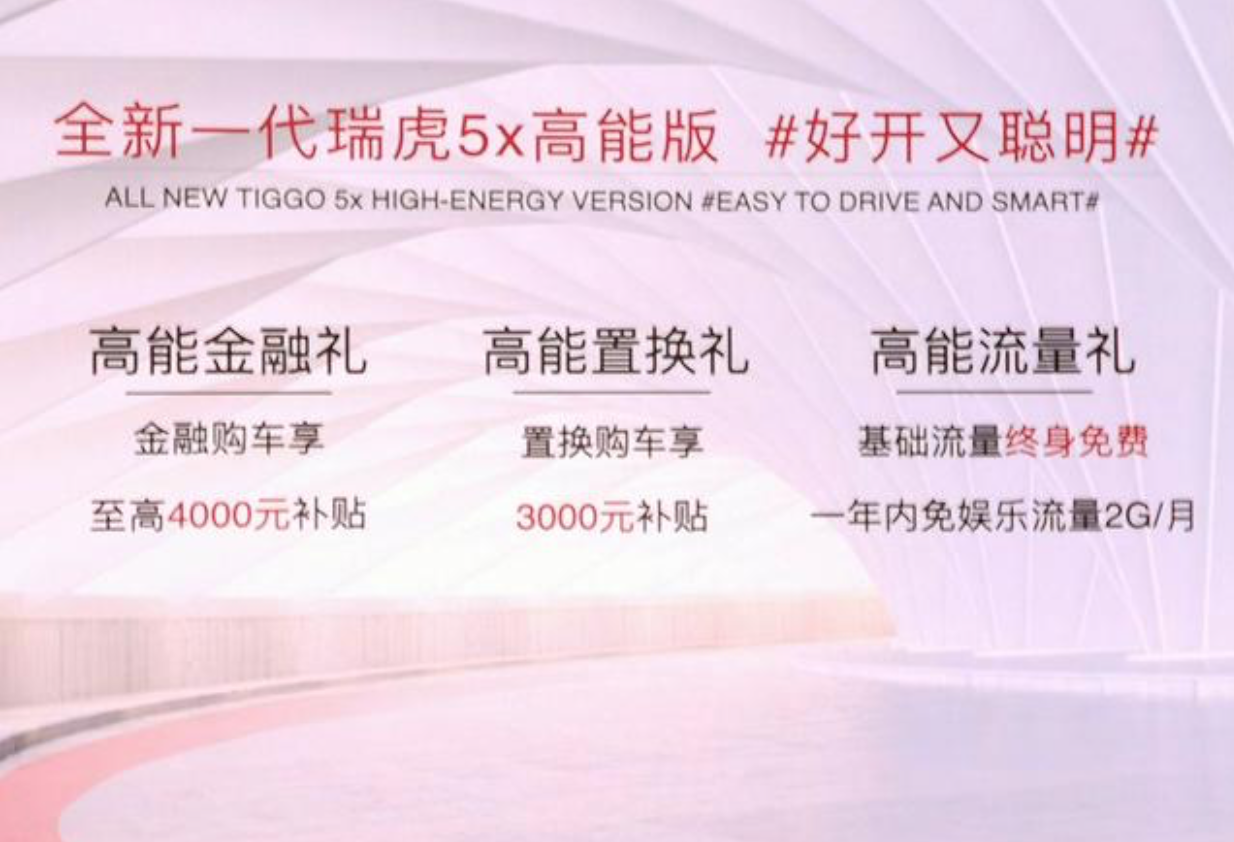 “国际虎”再升级，奇瑞全新一代瑞虎5x高能版上市