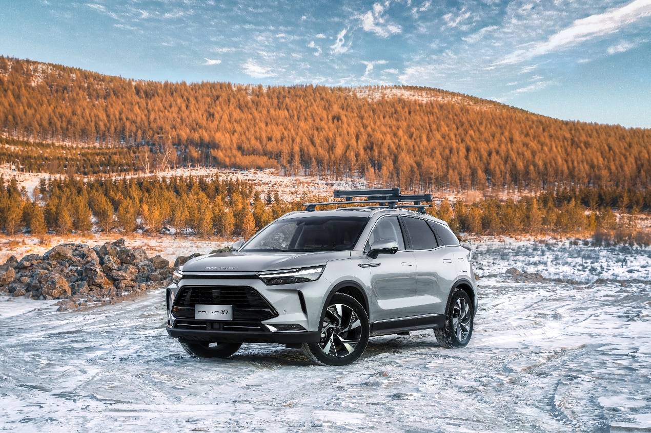 「e汽车」雪地试驾BEIJING X7后 才明白何为SUV