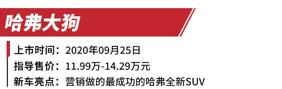 国货当自强，第三代哈弗H6领衔，盘点2020年重磅国产SUV