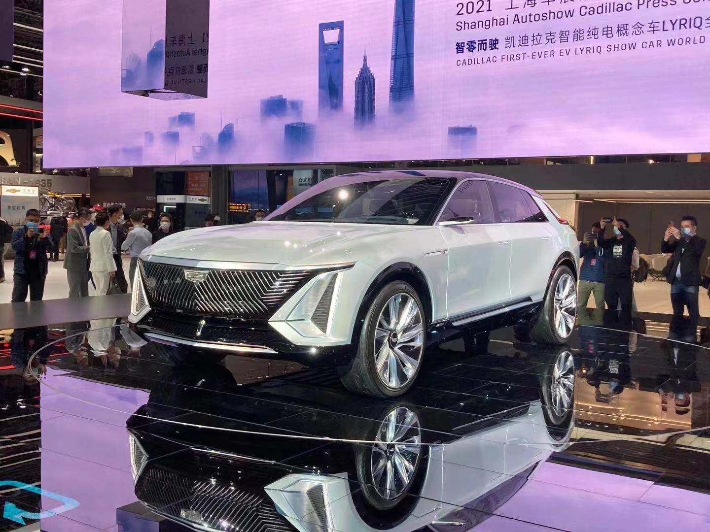 2021上海车展|凯迪拉克首款纯电suv lyriq概念车全球