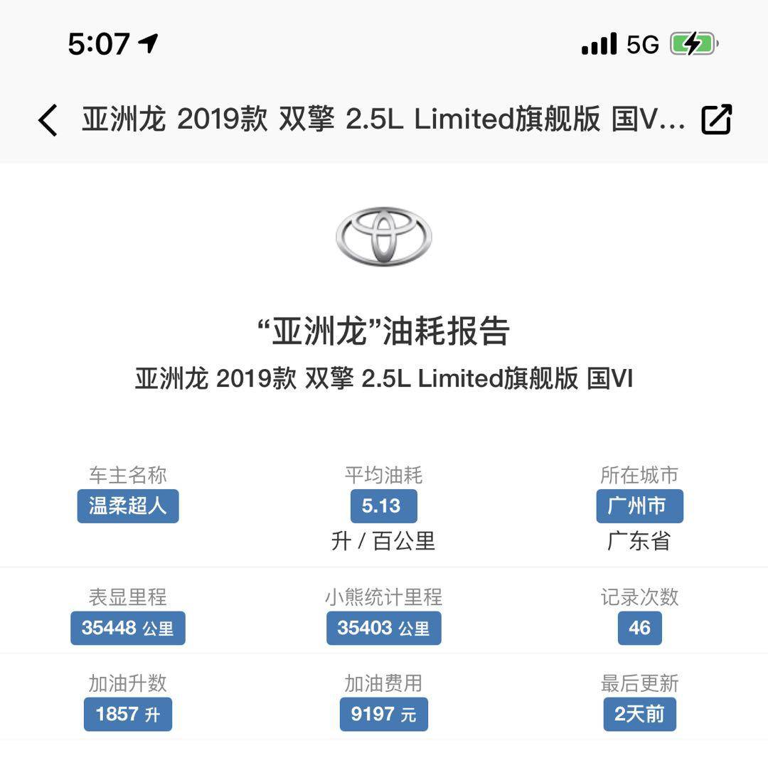 9年混动车主告诉你，丰田双擎的省油远超你的想象