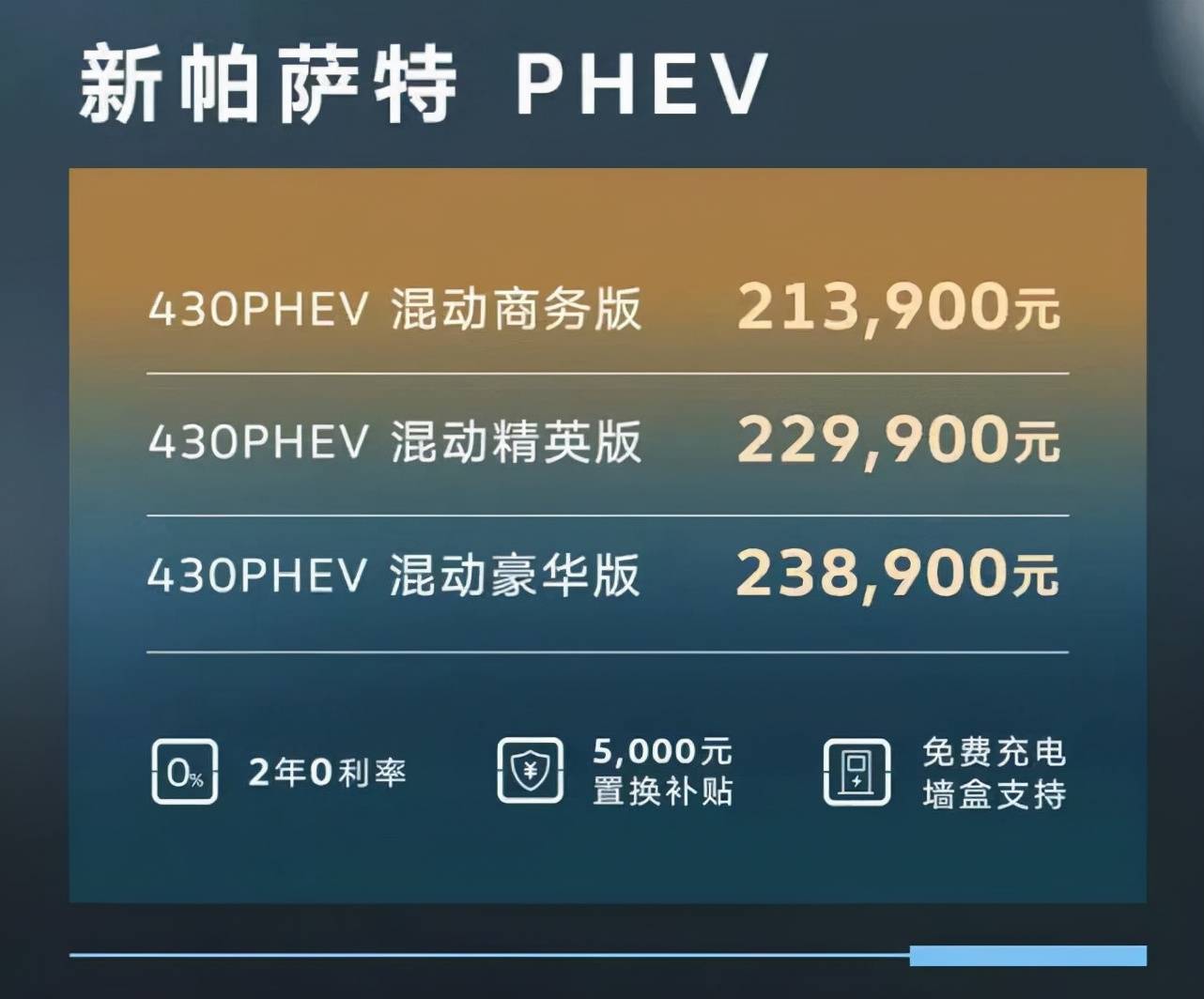 售价17.99万元起 新款大众帕萨特家族上市