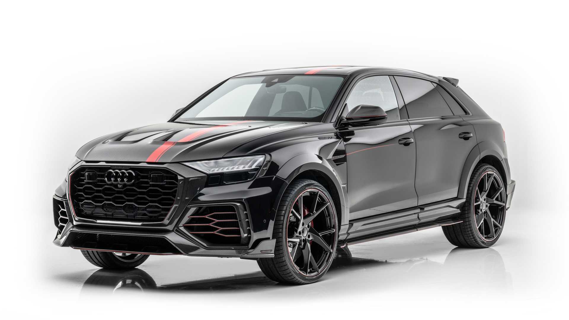 首先要说明一点,在整体车辆设计方面,audi sport与mansory迈莎锐确实