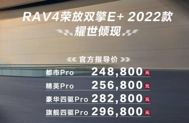 混动来袭！配置升级，一汽丰田新款RAV4荣放双擎E+售24.88万元起