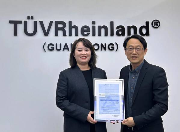 T&Uuml;V莱茵为上海奥塞尔颁发汽车回收材料PCR含量验证证书
