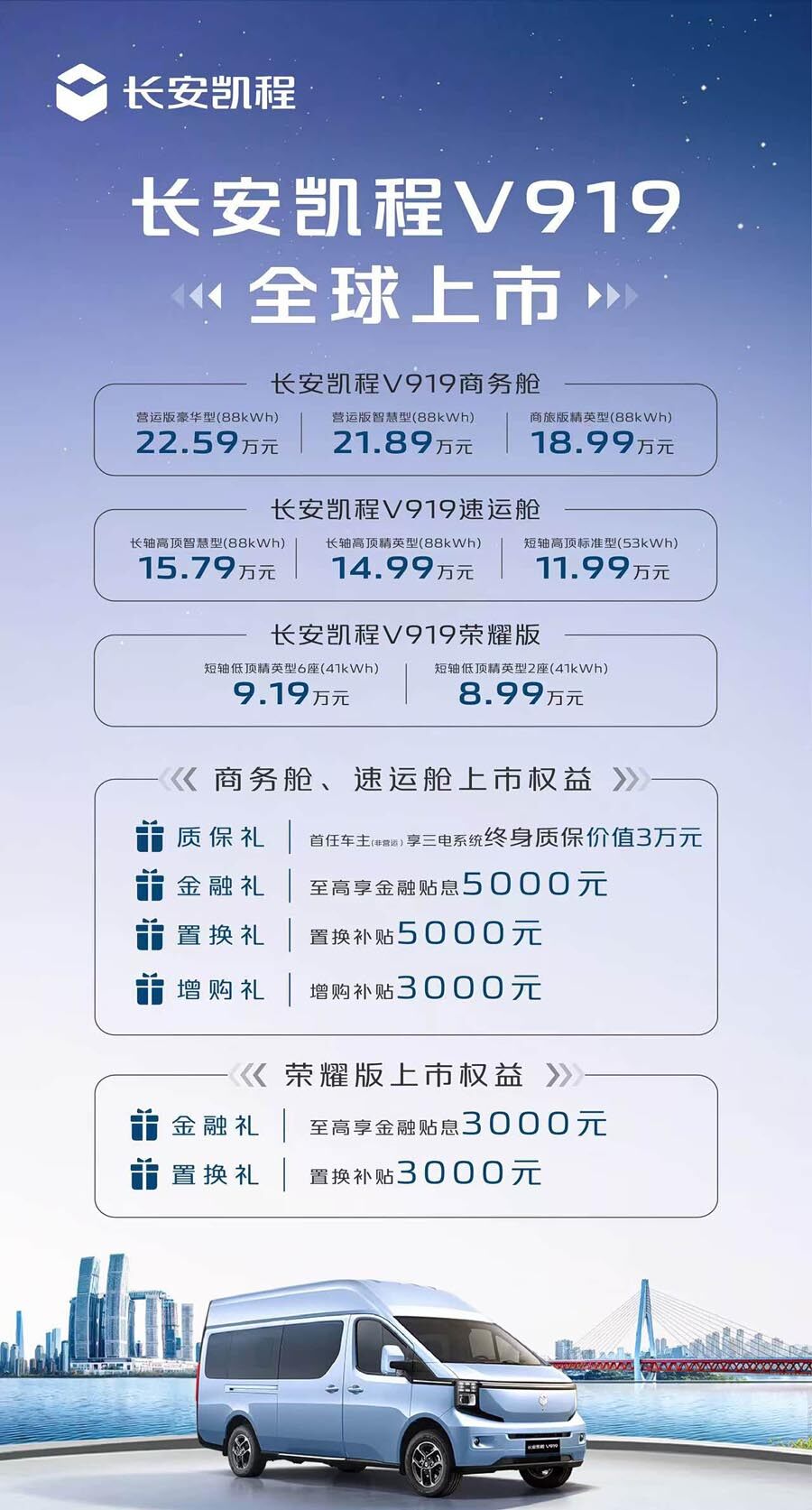 长安凯程V919
