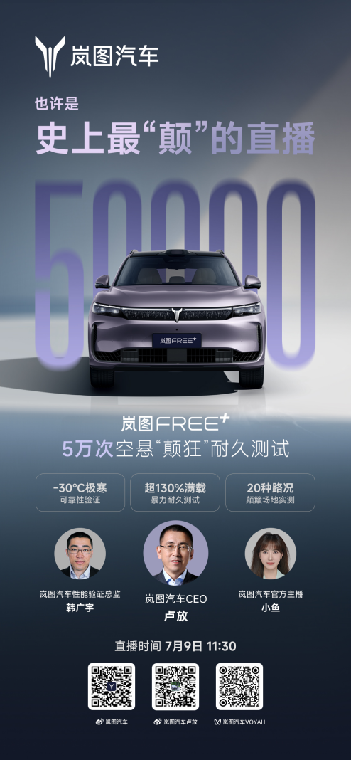 行业首次！岚图FREE+发起“-30℃冷冻+超负荷震动”空悬魔鬼挑战642.png
