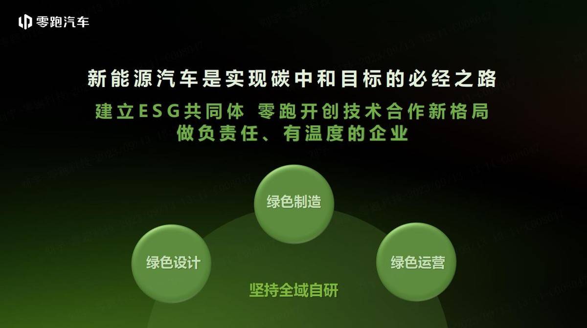 唯一新能源车企 零跑朱江明受邀出席2023 ESG全球领导者大会